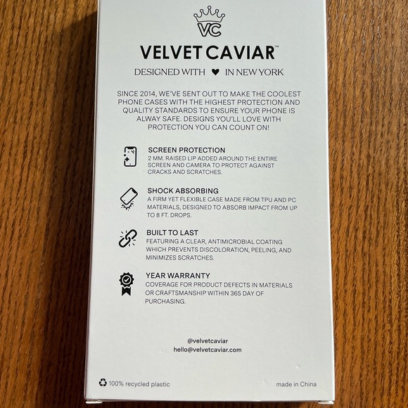 Velvet Caviar Metallic Navy Leopard Phone Case For iPhone 14Pro New - Picture 2 of 4